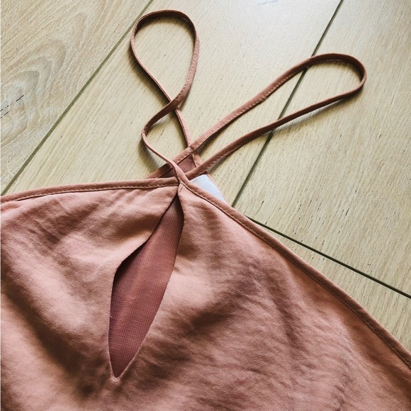 Lush Dusty Pink Halter Dress - Picture 8 of 10